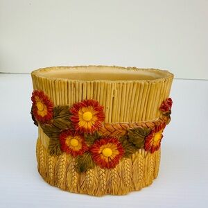 A fully handcrafted bamboo vase, meticulously crafted as a fine piece of art